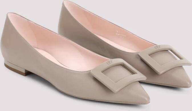 Roger Vivier Chique Nude Ballerina's voor Vrouwen Beige Dames