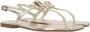 Roger Vivier Gouden Metallic Platte Sandalen met Kenmerkende Gesp Yellow Dames - Thumbnail 2