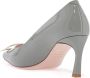 Roger Vivier Grijze pumps van kalfsleer met gouden gesp Gray Dames - Thumbnail 3