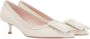 Roger Vivier Ivoor Leren Gesp Hak Pumps Beige Dames - Thumbnail 2