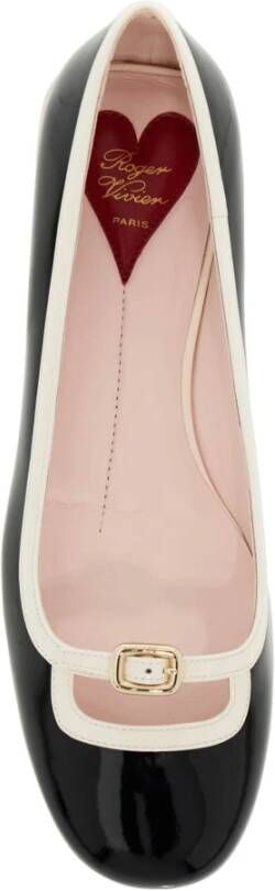 Roger Vivier Lakleren Ballerina's met Viv' Choc Gesp Black Dames