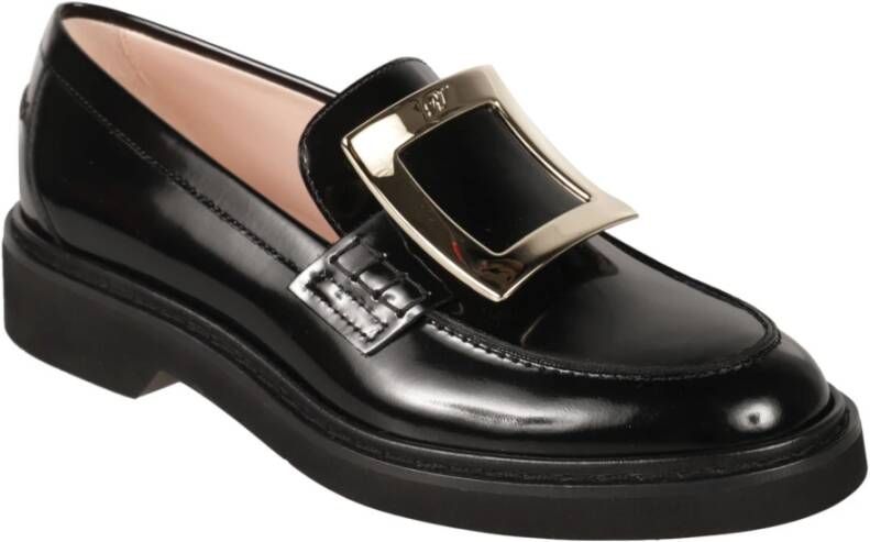 Roger Vivier Platte schoenen voor vrouwen Black Dames