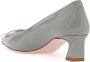 Roger Vivier Vierkante Hak Kalfsleren Pumps Gray Dames - Thumbnail 3