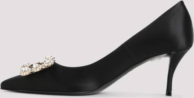 Roger Vivier Zwarte Pumps Elegant Stijl Schoenen Black Dames