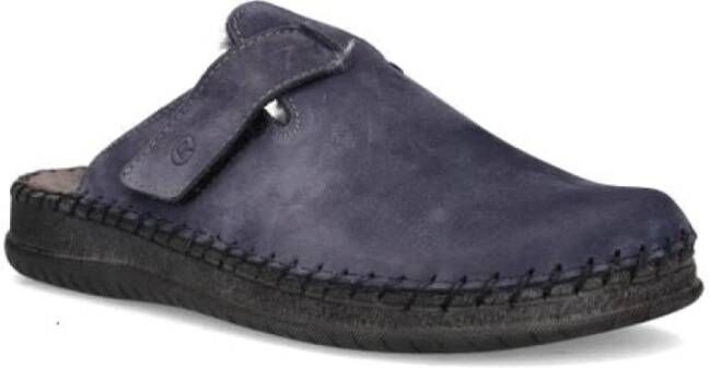 Rohde Blauwe Heren Pantoffels Warm en Slipbestendig Blue Heren