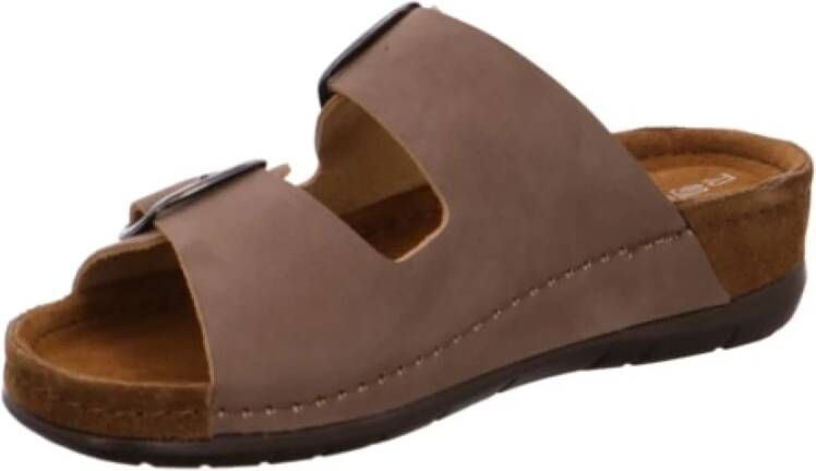 Rohde Bruine Nubuck Sandaal voor Dames Brown Dames