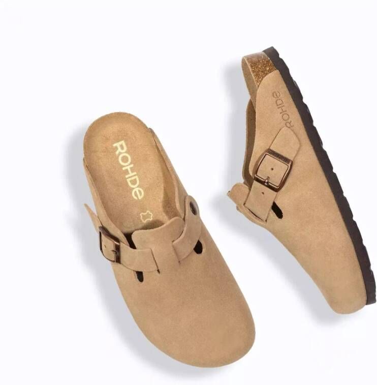 Rohde Buitenclog Beige Dames