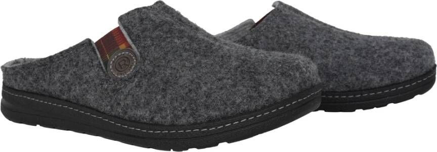 Rohde Comfortabele heren pantoffels Grijs Gray Heren