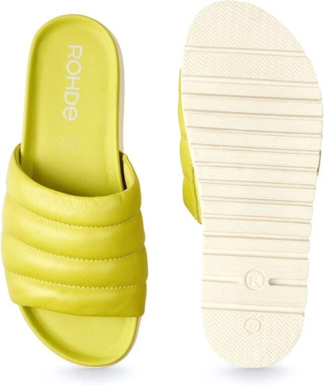 Rohde Flat Sandals Green Dames