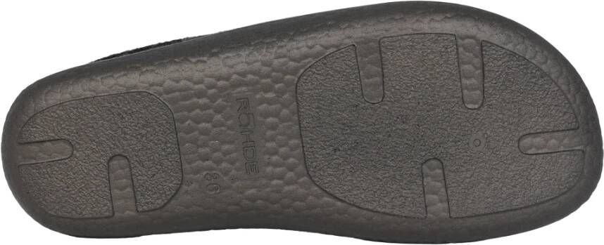 Rohde Grijze Vilt Thuis Slippers Gray Dames