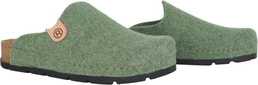 Rohde Groene huisslipper met antislipzool Green Dames