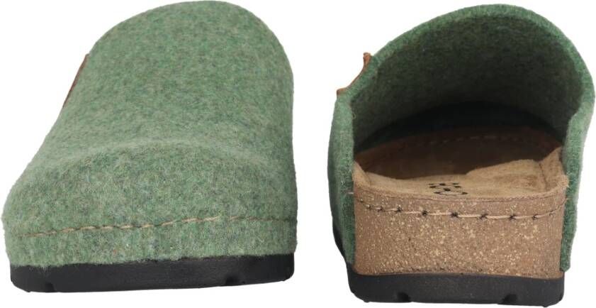 Rohde Groene huisslipper met antislipzool Green Dames