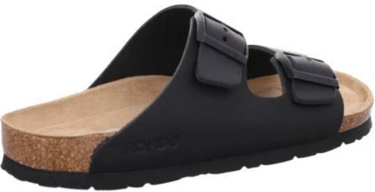 Rohde Memory Footbed Men's Sandal Zwart Black Heren