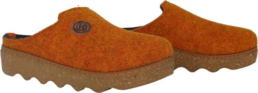 Rohde Oranje Dames Huisslipper Comfort Klompen Orange Dames