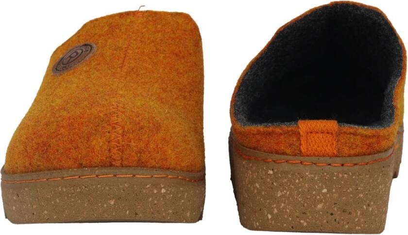 Rohde Oranje Dames Huisslipper Comfort Klompen Orange Dames