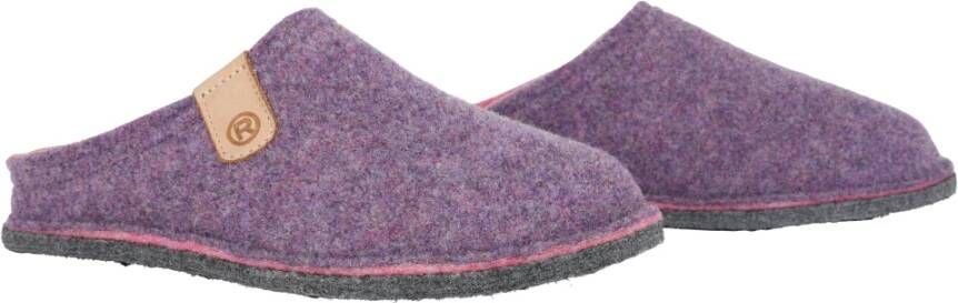 Rohde Paarse huisslippers Lucca-D stijl Purple Dames