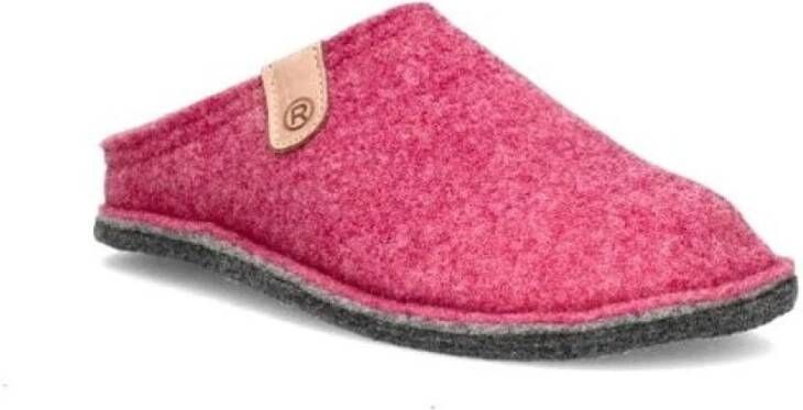 Rohde Roze vilt thuisslippers voor vrouwen Pink Dames