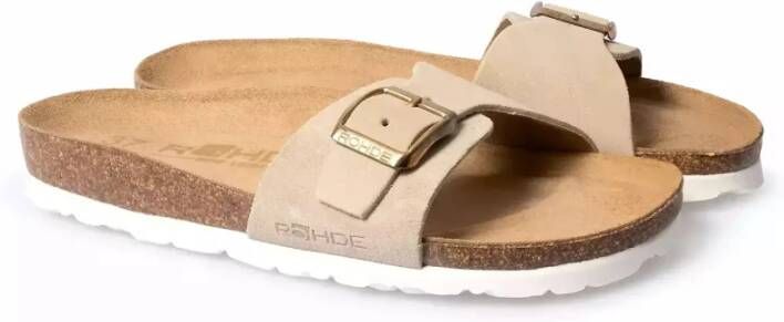 Rohde Suede Mule Sandal Beige Dames