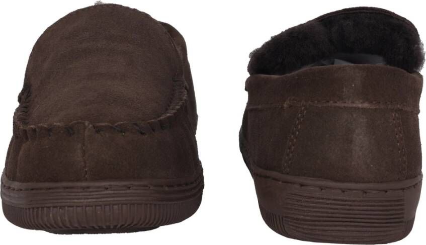 Rohde Warme heren pantoffels Bruin Brown Heren