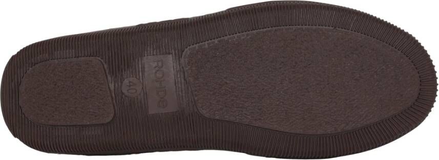 Rohde Warme heren pantoffels Bruin Brown Heren