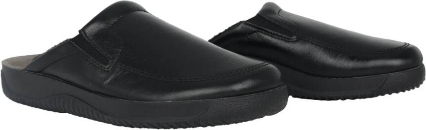 Rohde Warme heren pantoffels Zwart Black Heren