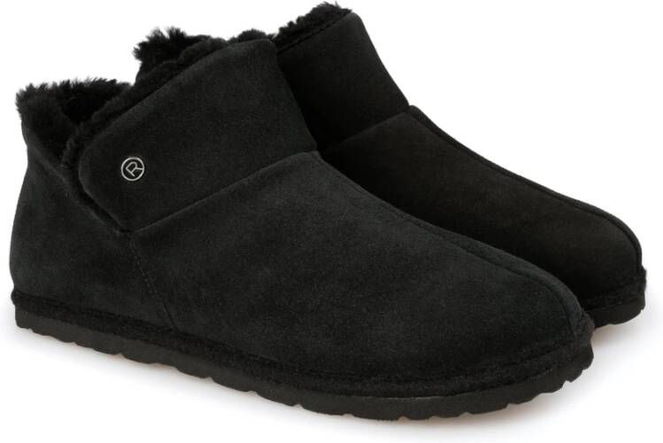 Rohde Warmgevoerde thuisschoenen Zwart Black Dames