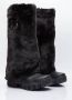 Rombaut Faux Fur Regenlaarzen Dikke Zool Black Dames - Thumbnail 3