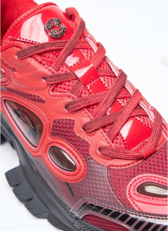 Rombaut Sneakers met glanzende panelen Red Heren