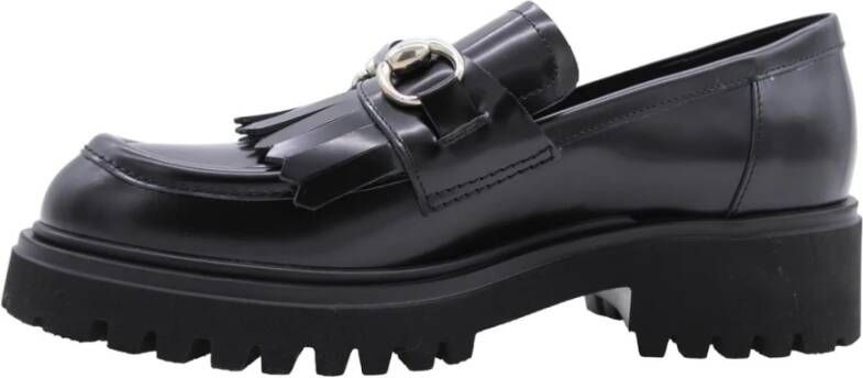 Rotta Klassieke Mocassin Schoenen Sixteen Black Dames