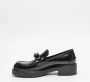 Rotta Zwarte Leren Mocassin Black Dames - Thumbnail 3