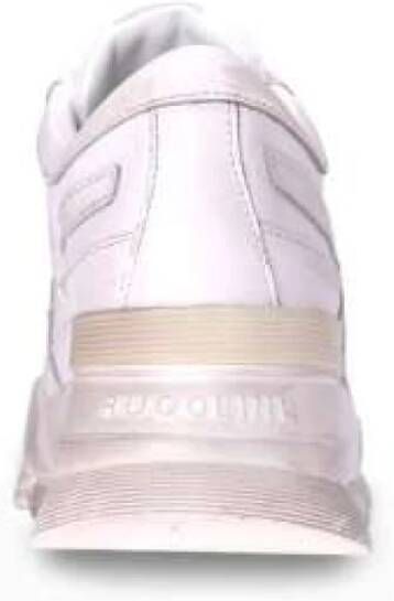 Rucoline Glitter Leren Veterschoenen White Dames