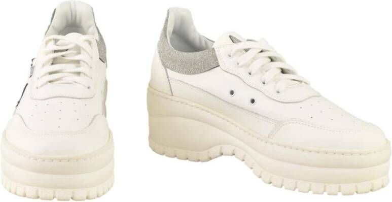 Rucoline Leren Modieuze Schoenen White Dames