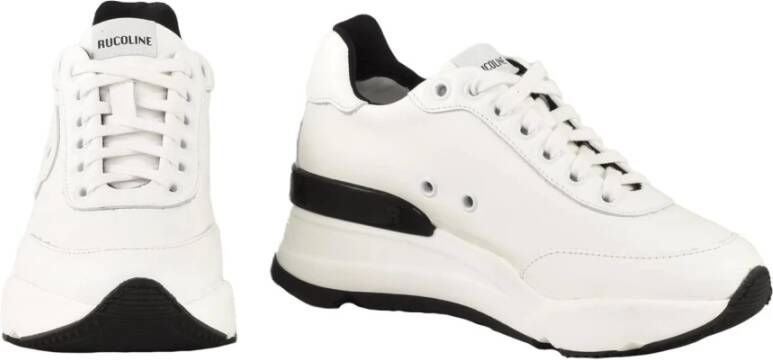 Rucoline Leren Modieuze Schoenen White Dames