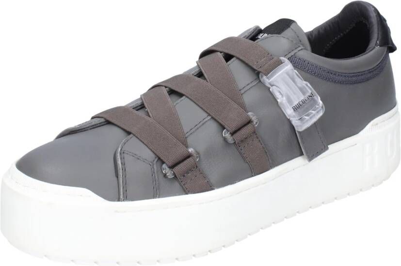 Rucoline Leren Sneakers voor Vrouwen Gray Dames