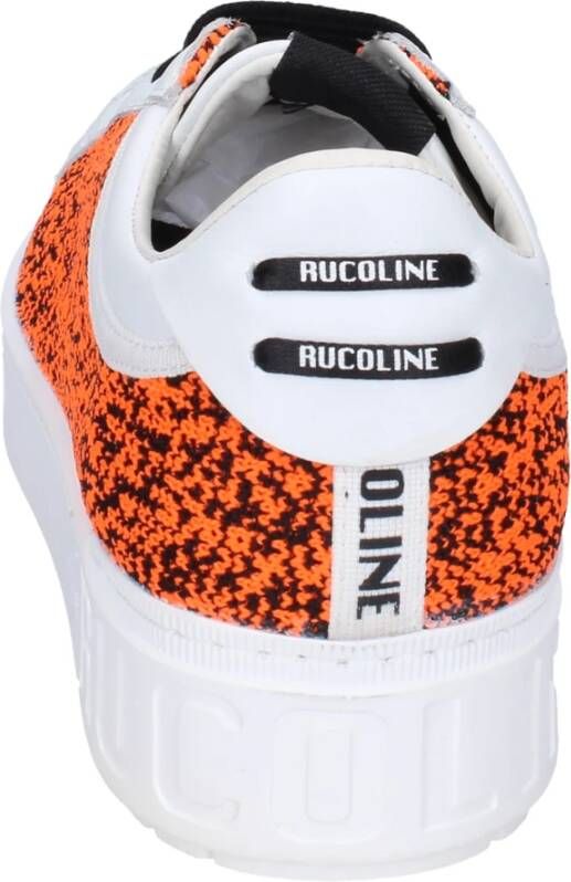 Rucoline R-Funk Sneakers in textiel voor mannen Orange Heren