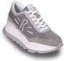 Rucoline Stof en Suède Veterschoenen Gray Dames - Thumbnail 2