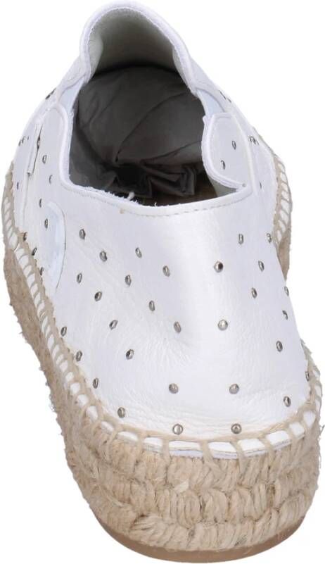 Rucoline Studded Leren Loafers voor Vrouwen White Dames