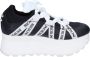 Rucoline Textiel Sneakers voor Vrouwen Black Dames - Thumbnail 3