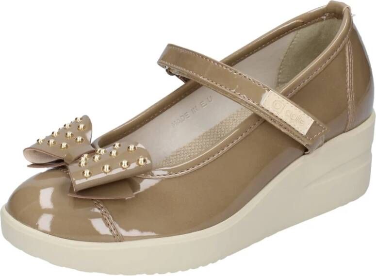 Rucoline Ultra Ballet Flats in Lakleer Beige Dames