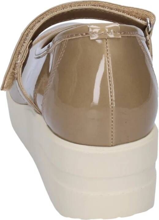 Rucoline Ultra Ballet Flats in Lakleer Beige Dames