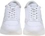 Rucoline Witte Leren Sneakers Vetersluiting White Dames - Thumbnail 2