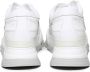 Rucoline Witte stoffen sneakers met leren inzetstukken White Dames - Thumbnail 3