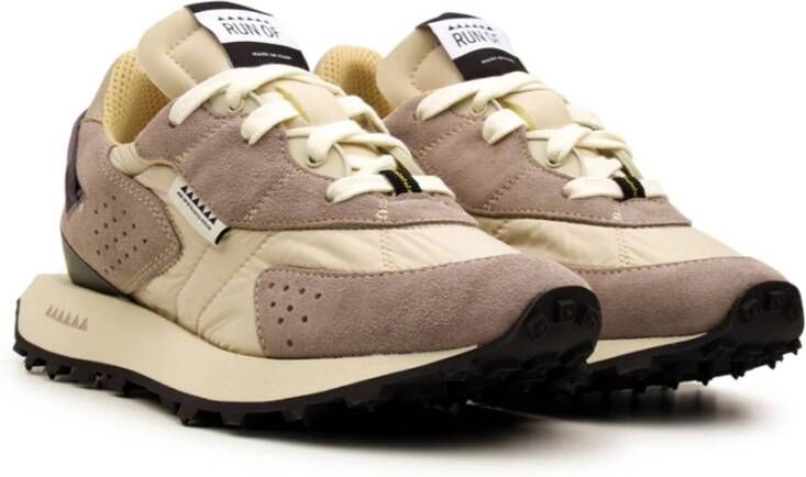 RUN OF Beige Sneakers Donna Model Elio Beige Dames