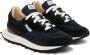 RUN OF Blauwe Suède en Nylon Trainers Blauw Heren - Thumbnail 2