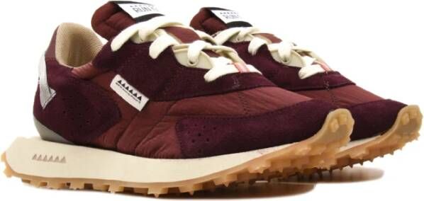 RUN OF Bordeaux Sneakers Red Dames