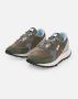 RUN OF Bruine Sneakers met Rode Details Brown Heren - Thumbnail 3