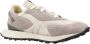 RUN OF Splitleren Sneakers in Taupe Beige Heren - Thumbnail 5