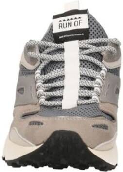 RUN OF Grijze Sneakers voor een stijlvolle uitstraling Gray Heren