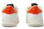 RUN OF Klassieke witte leren sneakers met oranje inzetstukken White Dames - Thumbnail 3