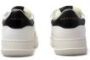 RUN OF Klassieke witte leren sneakers met zwarte inzetstukken White Heren - Thumbnail 3